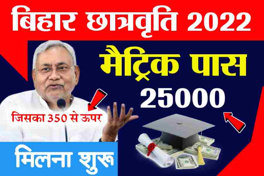 Bihar Board 10th 12th 1st Division Scholarship 2022
