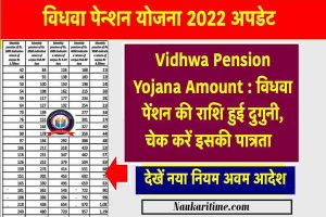 Vidhwa Pension Yojana Amount   