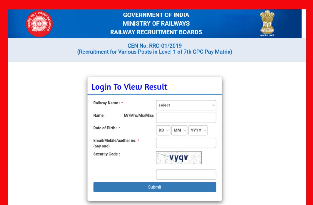 Railway Group D Exam 2022 Result Date 