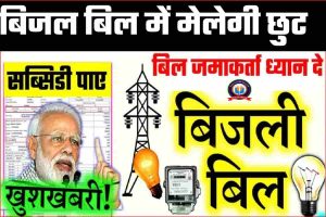 Electricity Bijli Bill Subsidy Update : बिजल बिल वाले ध्यान दे अब बिल मे भी मिलेगी सभी को सब्सिडी आज की बडी खबर