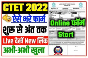 How To Fill CTET Application Form 2022