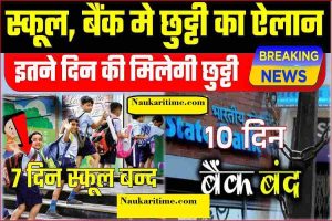 November Holiday : स्कूल और बैंक मे नवम्बर माह की छुट्टी का ऐलान स्कूल इतने दिन रहेगे बन्द