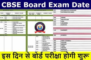 CBSE Board Exam Date 2023