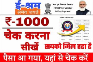 E Shram Card Payment List 2023