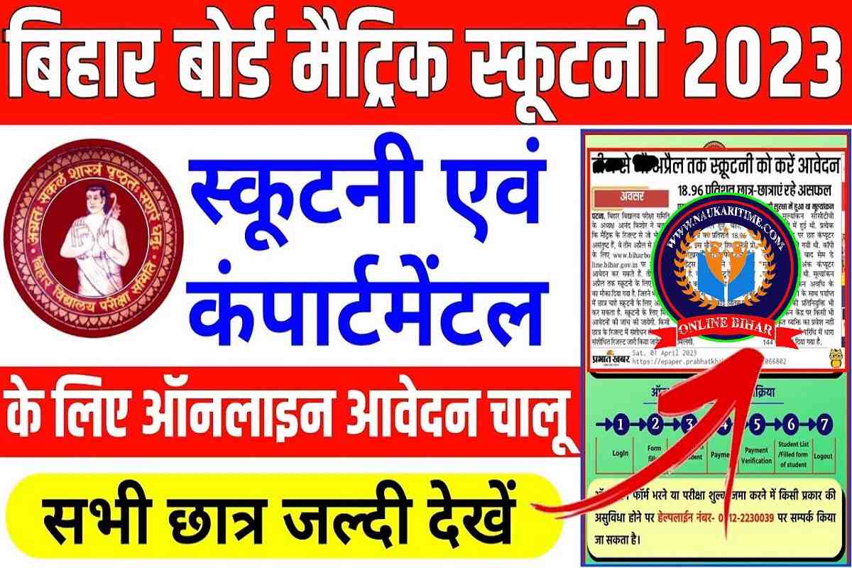 Bihar Board 10th Compartment Exam 2023