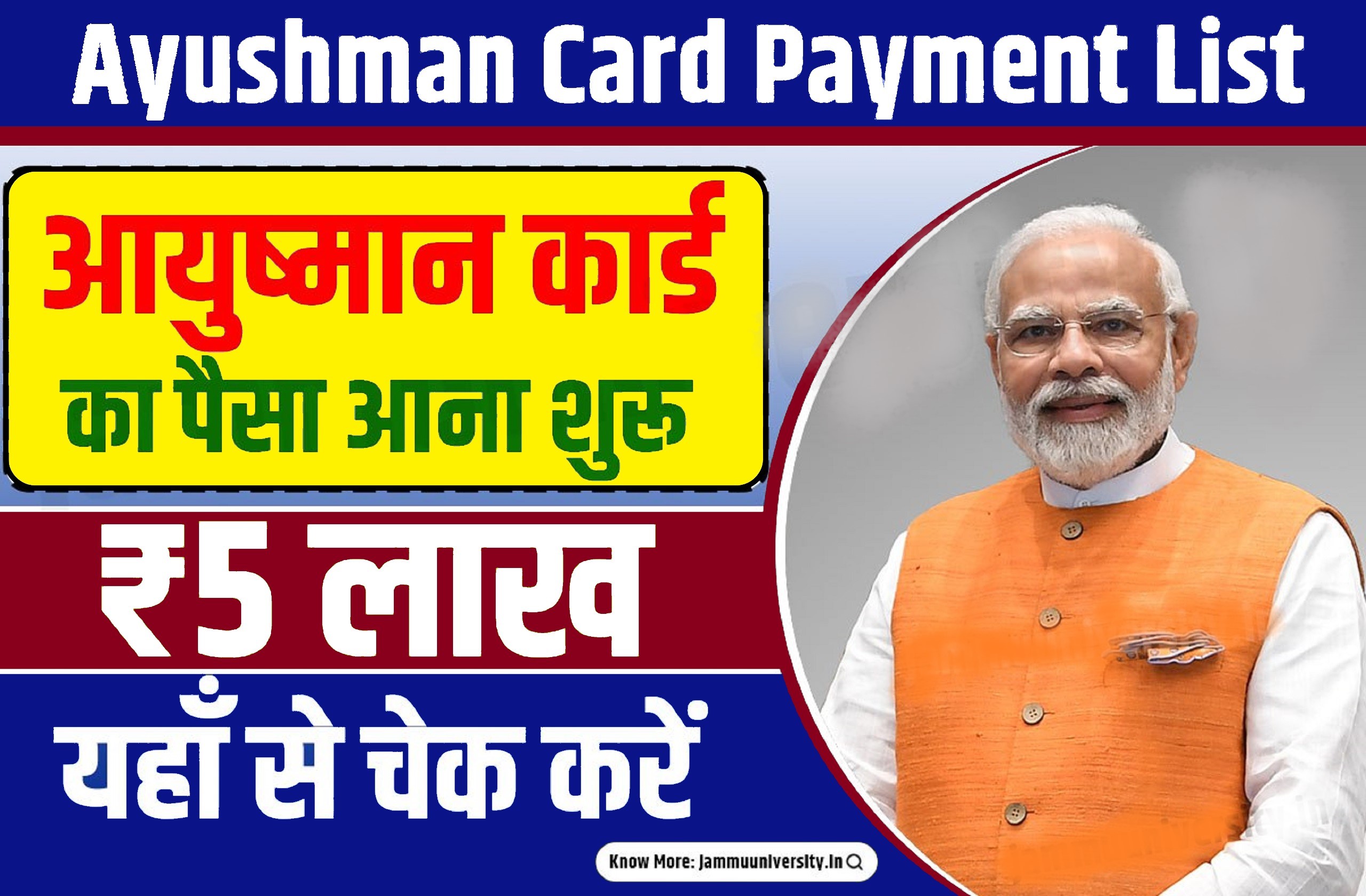 Ayushman Card Payment List 2023
