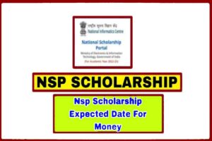 NSP Scholarship Expected Date For Money 2023