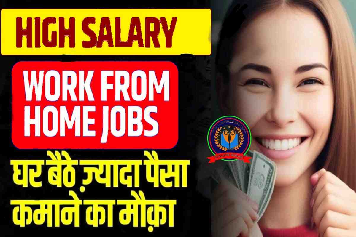 High Salary Work From Home Jobs 2024 घर बैठे ज़्यादा पैसा कमाने का