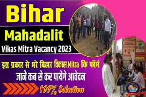 Bihar Mahadalit Vikas Mission Vikas Mitra Vacancy 2023