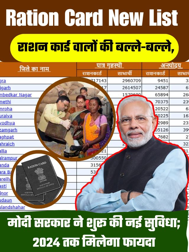 Ration Card New Update 2023: राशन कार्ड वालों की बल्‍ले-बल्‍ले, मोदी सरकार ने शुरू की नई सुव‍िधा; 2024 तक म‍िलेगा फायदा- Very Useful