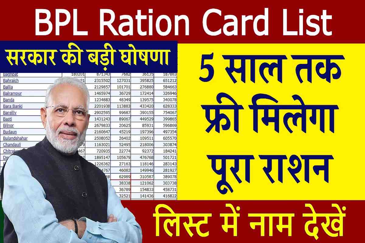 BPL Ration Card List 2023