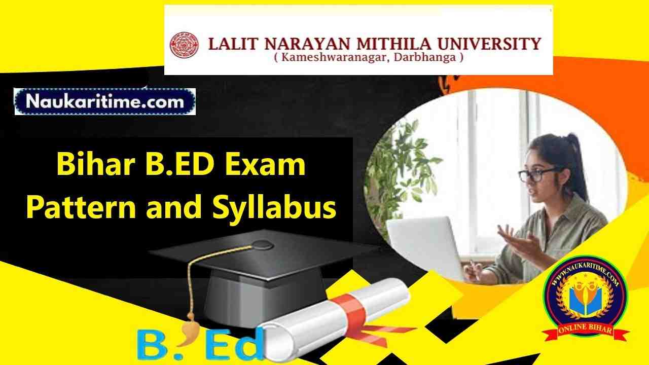 Bihar B.ED Syllabus 2024