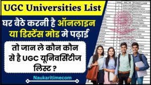 UGC Universities List 2024