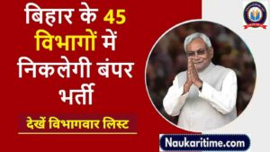 Bihar 45 Vibhag Government Jobs 2024