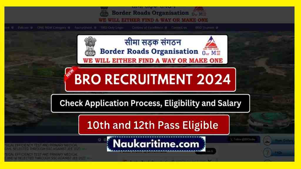 BRO Recruitment 2024 Apply Online