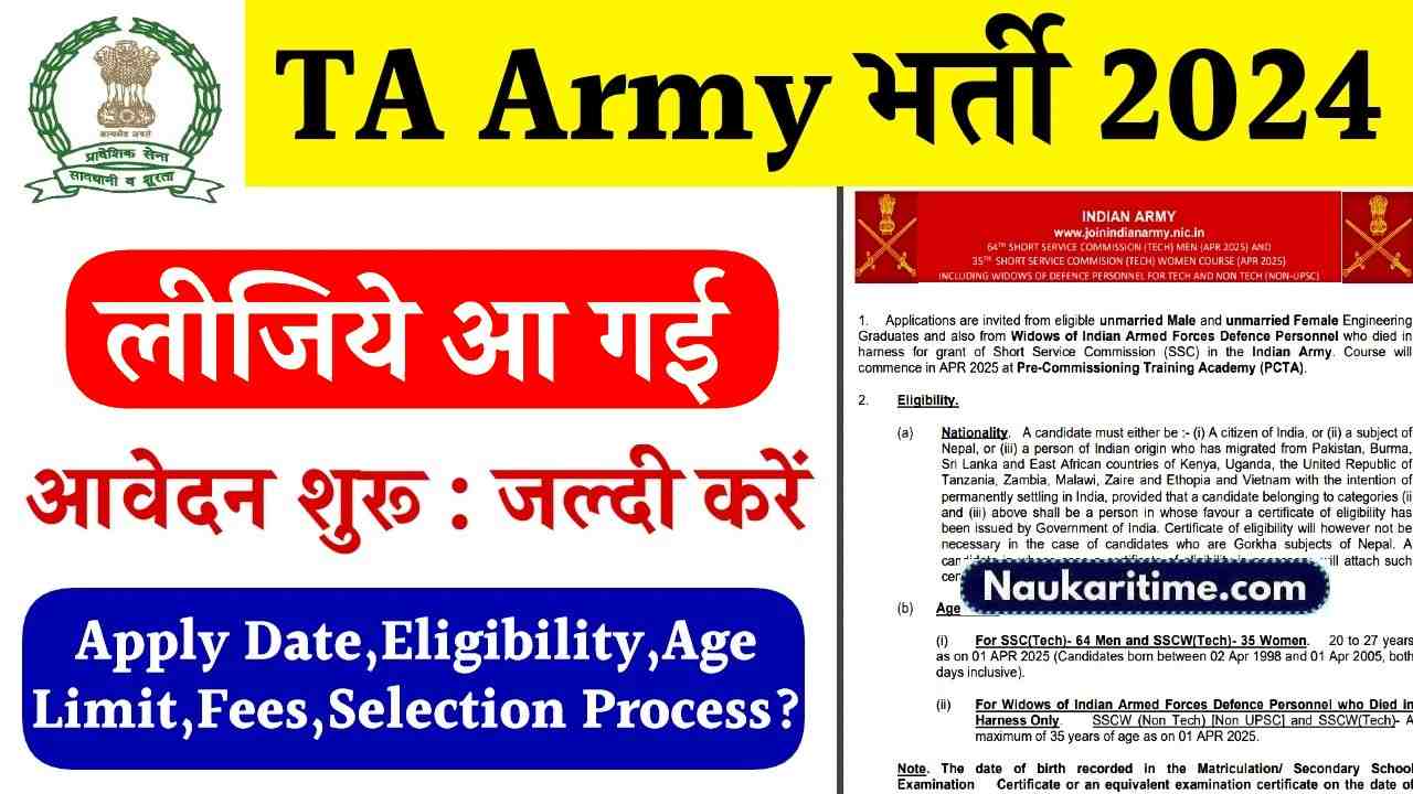 TA Army Bharti 2024