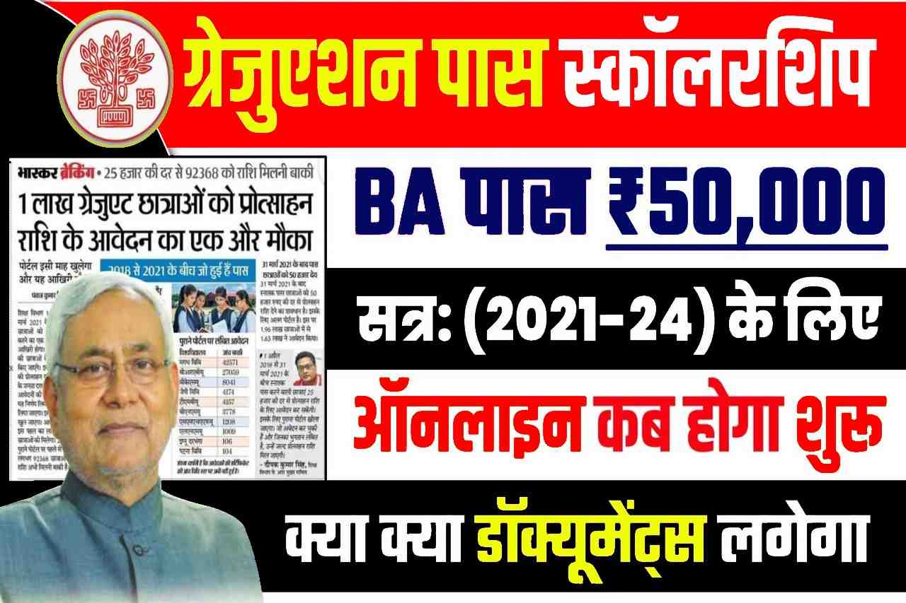 Bihar Graduation Pass Scholarship 2024