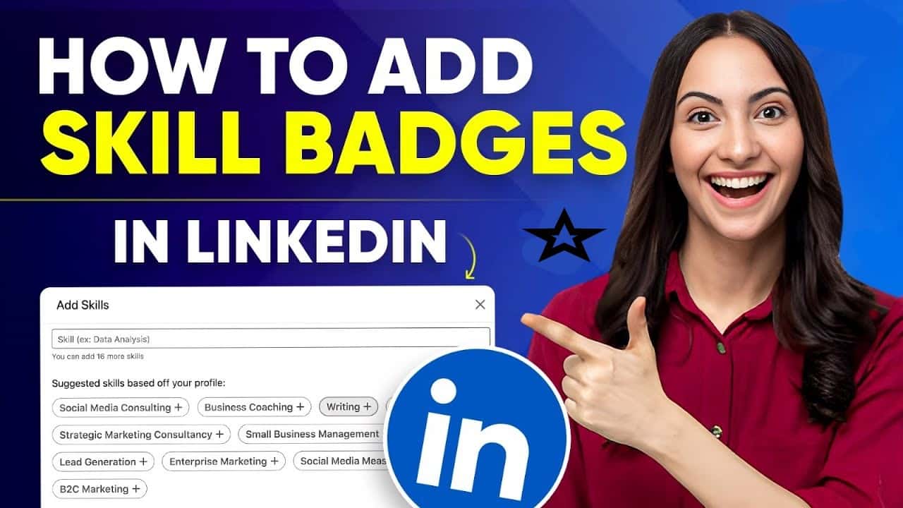 ghb min Skill Badges को LinkedIn प्रोफाइल पर कैसे जोड़ें?