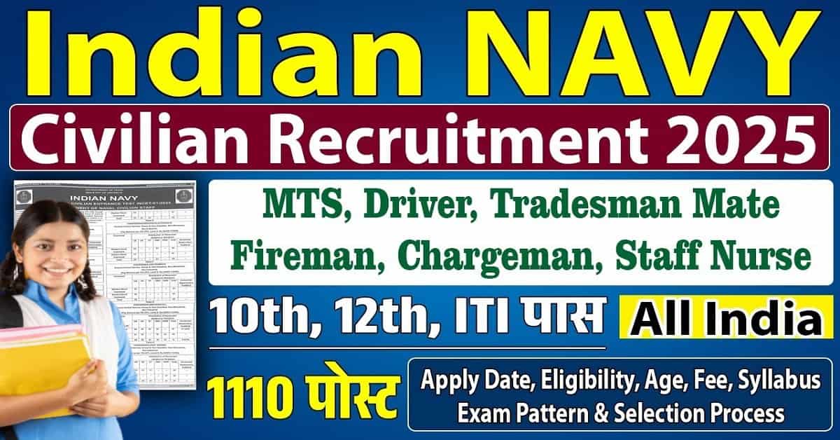 JBNH min Indian Navy Civilian Vacancy 2025